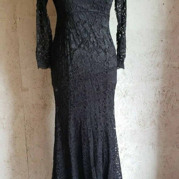 Made2envy Crochet Off Shoulder Maxi Evening Party - Picture 3 of 10